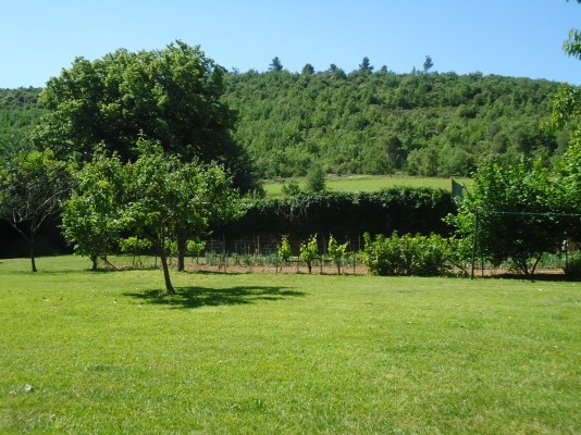 le jardin à disposition