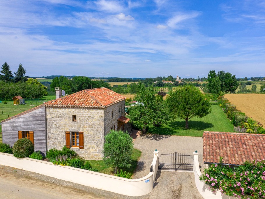 Vue gîte aérien