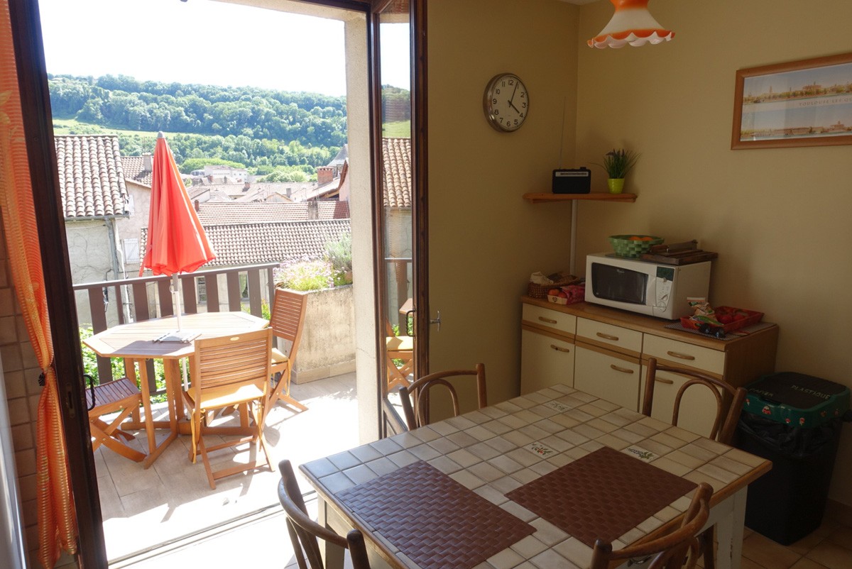 terrasse depuis cuisine