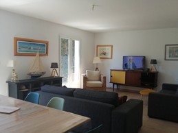 "La Terrasse au Voilage Bleu", pour 6 personnes, accès PMR  à Étaules, près de Royan, Charente maritime