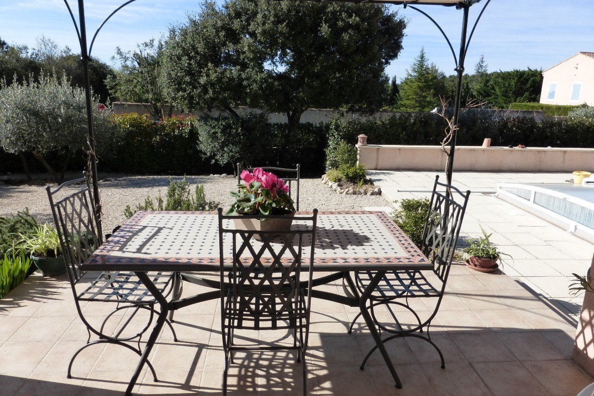 La terrasse du gîte