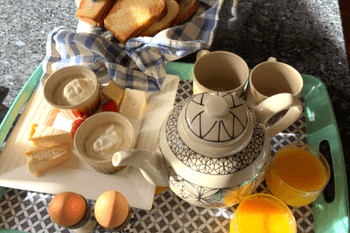 Petit déjeuner - Chambre Tillie Anderson Docelles