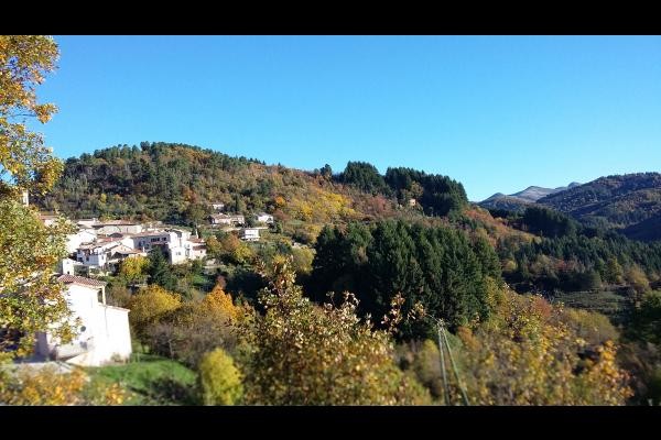 automne à St Andeol vu depuis la terrasse