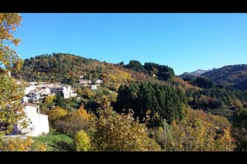 automne à St Andeol vu depuis la terrasse