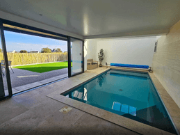 Heated indoor swimming pool
