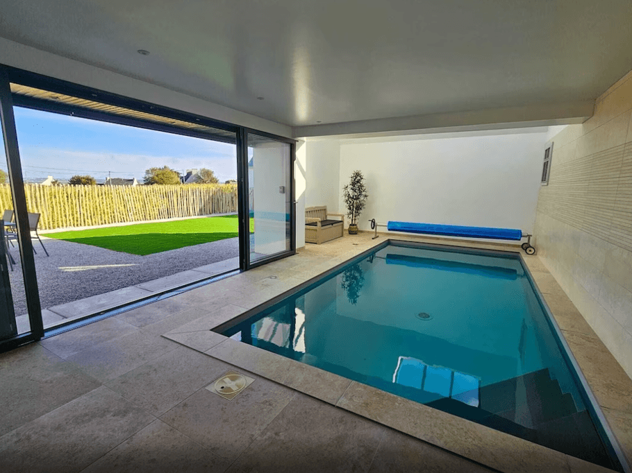 Heated indoor swimming pool