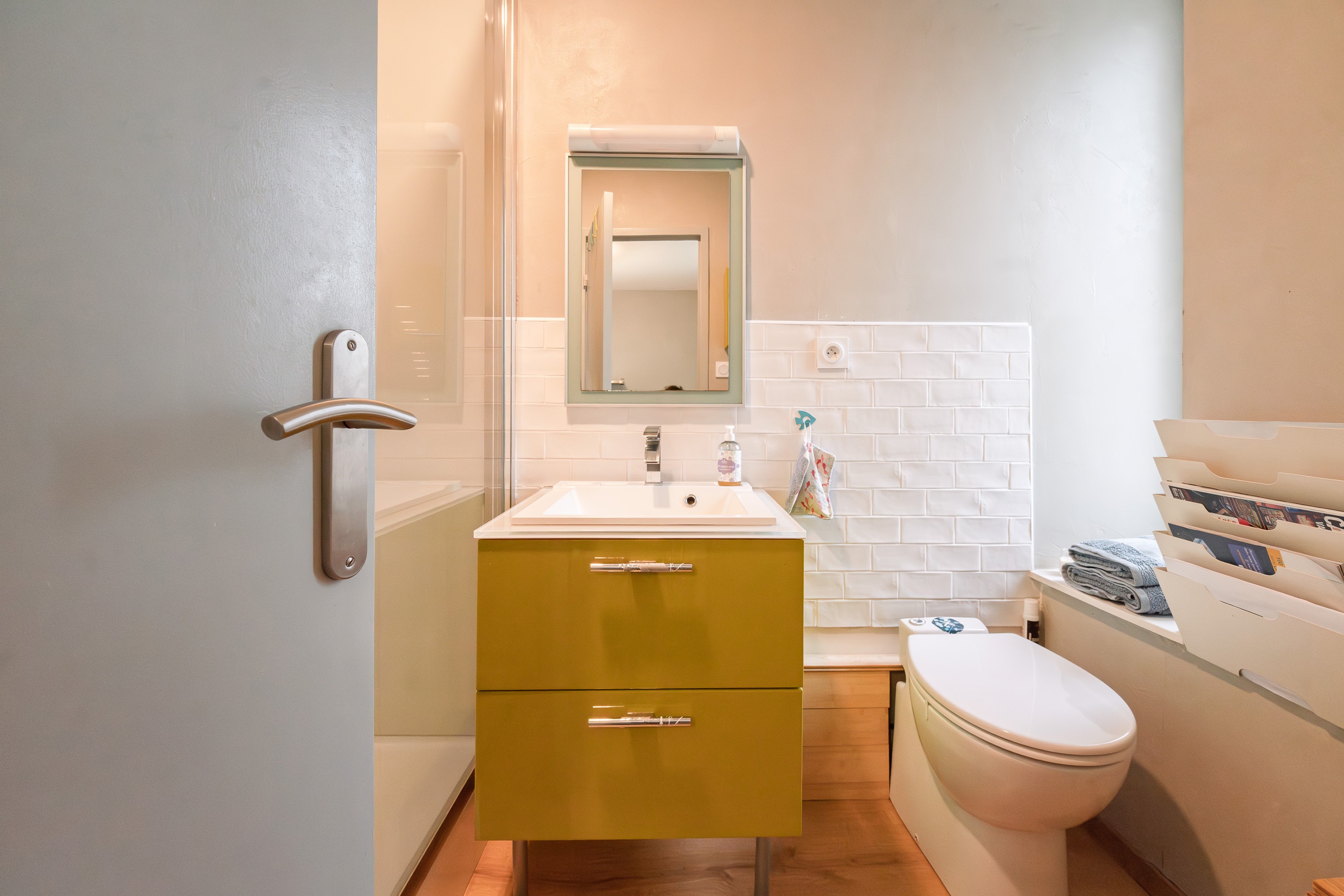 Shower room and toilet