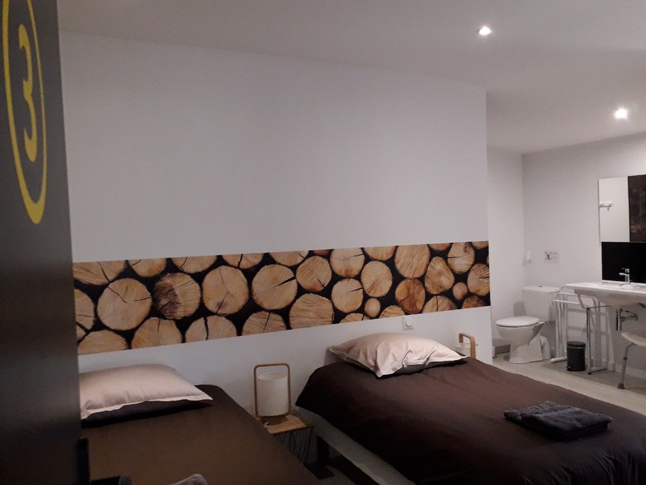 Chambre PMR 3 lits en 90