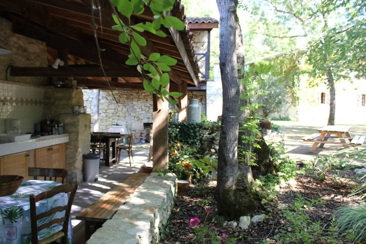 Vue cuisine d'été