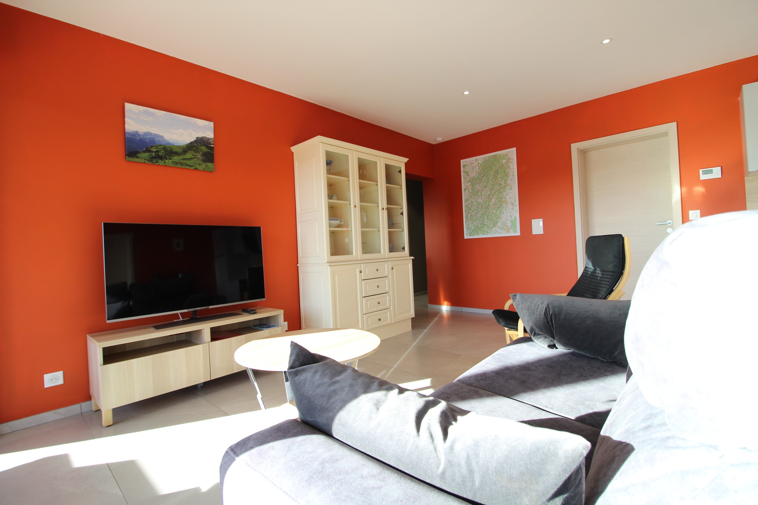 Salon - Gîte Au Camp de Base à La Bresse