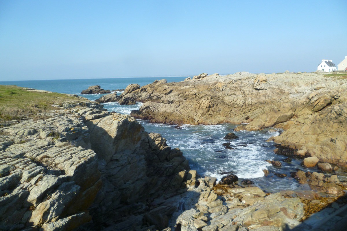 Bord de mer devant la maison
