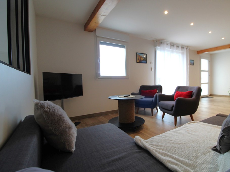 Espace salon - Chez Gigi et Malou Gîte Jonquille