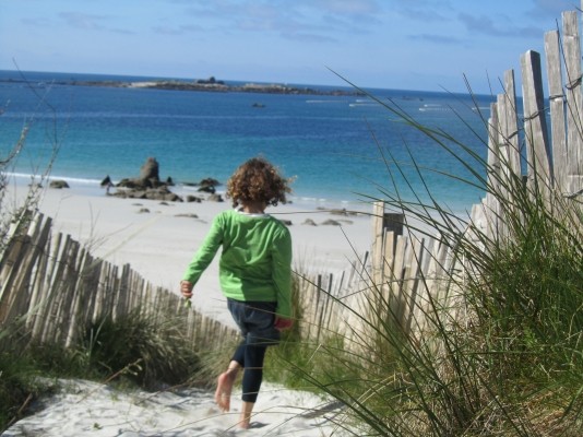 Gîte de Kerguinou, St-Pabu, Terre & Mer - une des nombreuses plages de St-Pabu