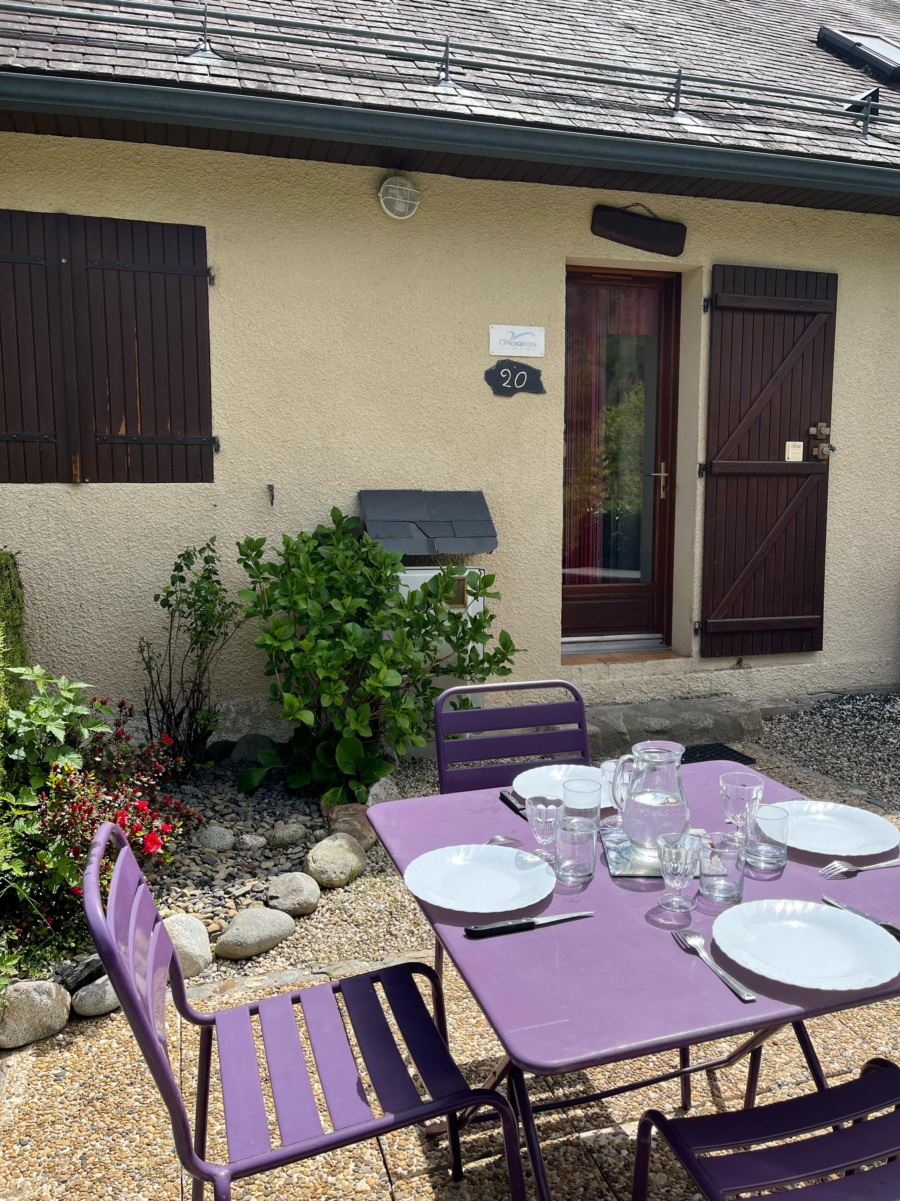 Terrasse avec vue sur le logement