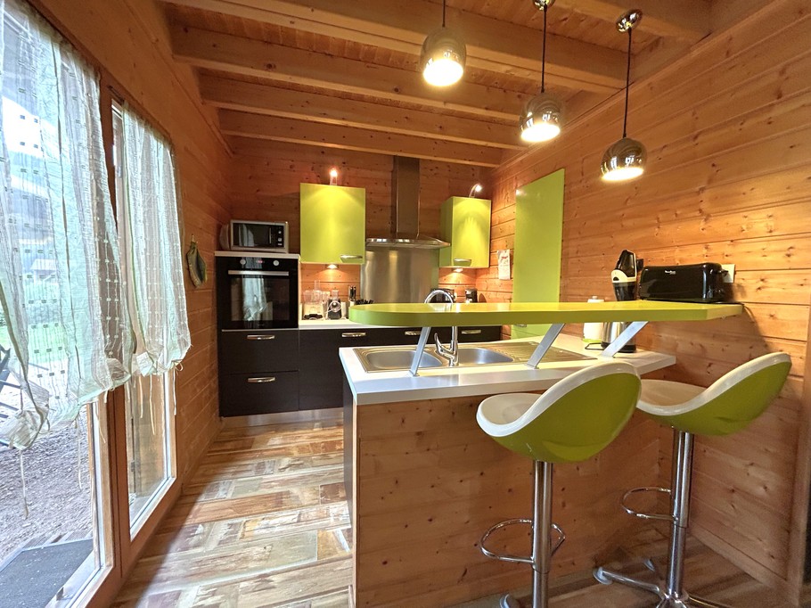 Kitchen - Chalet Poème near Lac de Longemer