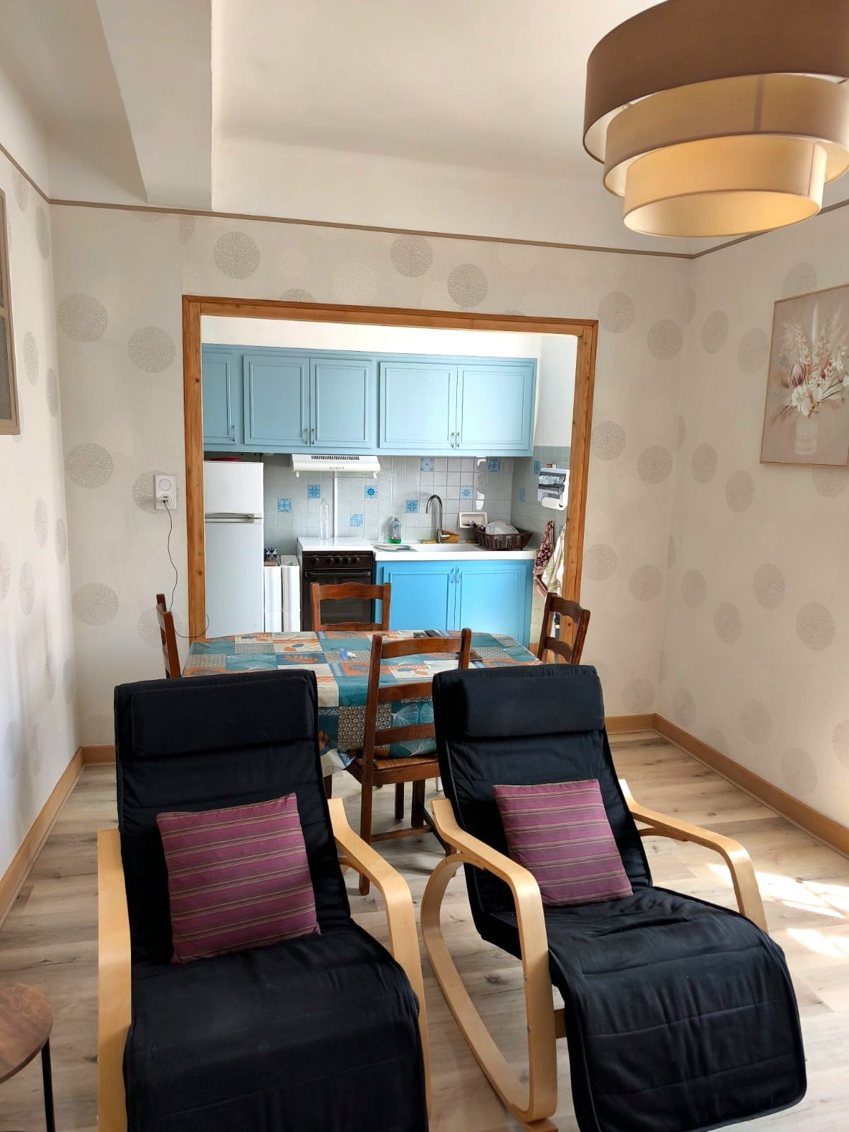 Kitchen view from the living room