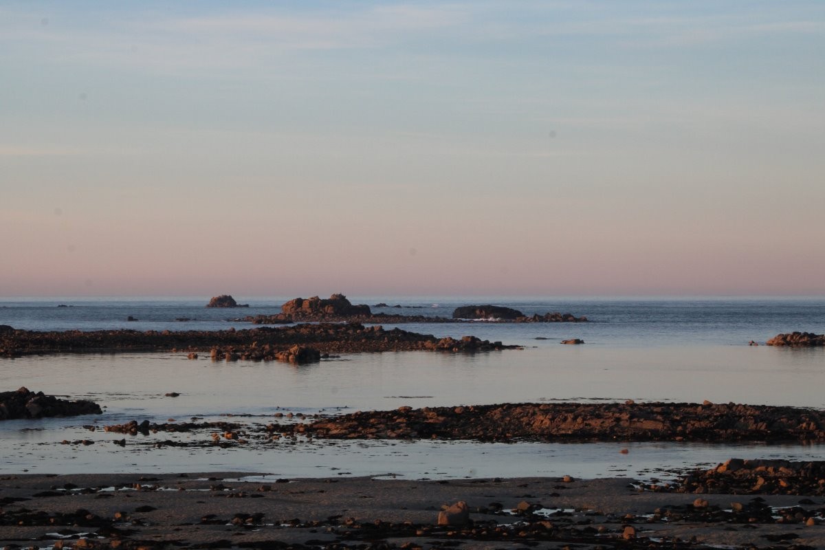 Vue de Port-blanc située à 6 Km environ 10 min de route