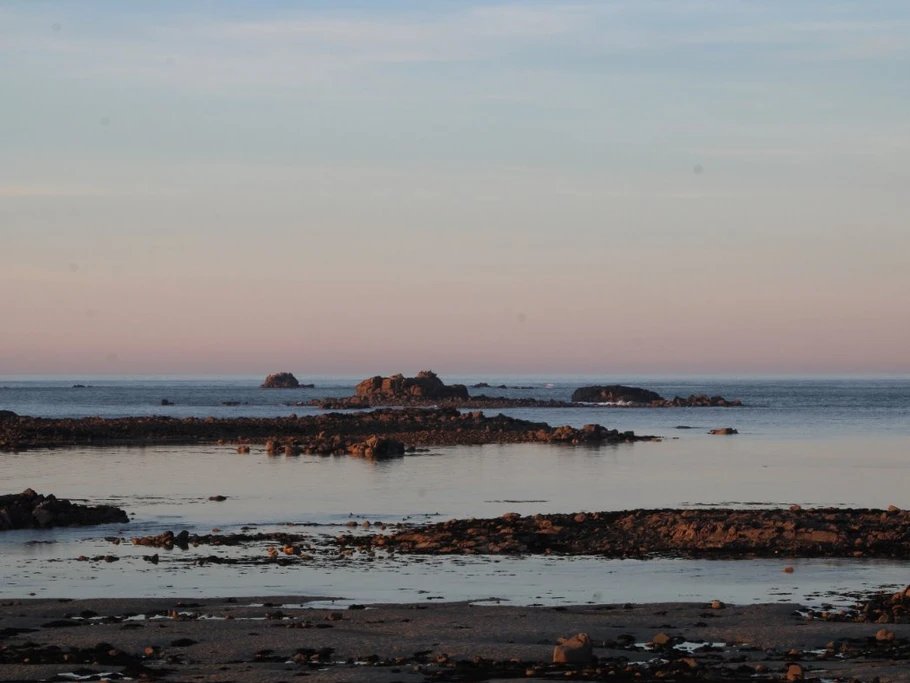 Vue de Port-blanc située à 6 Km environ 10 min de route