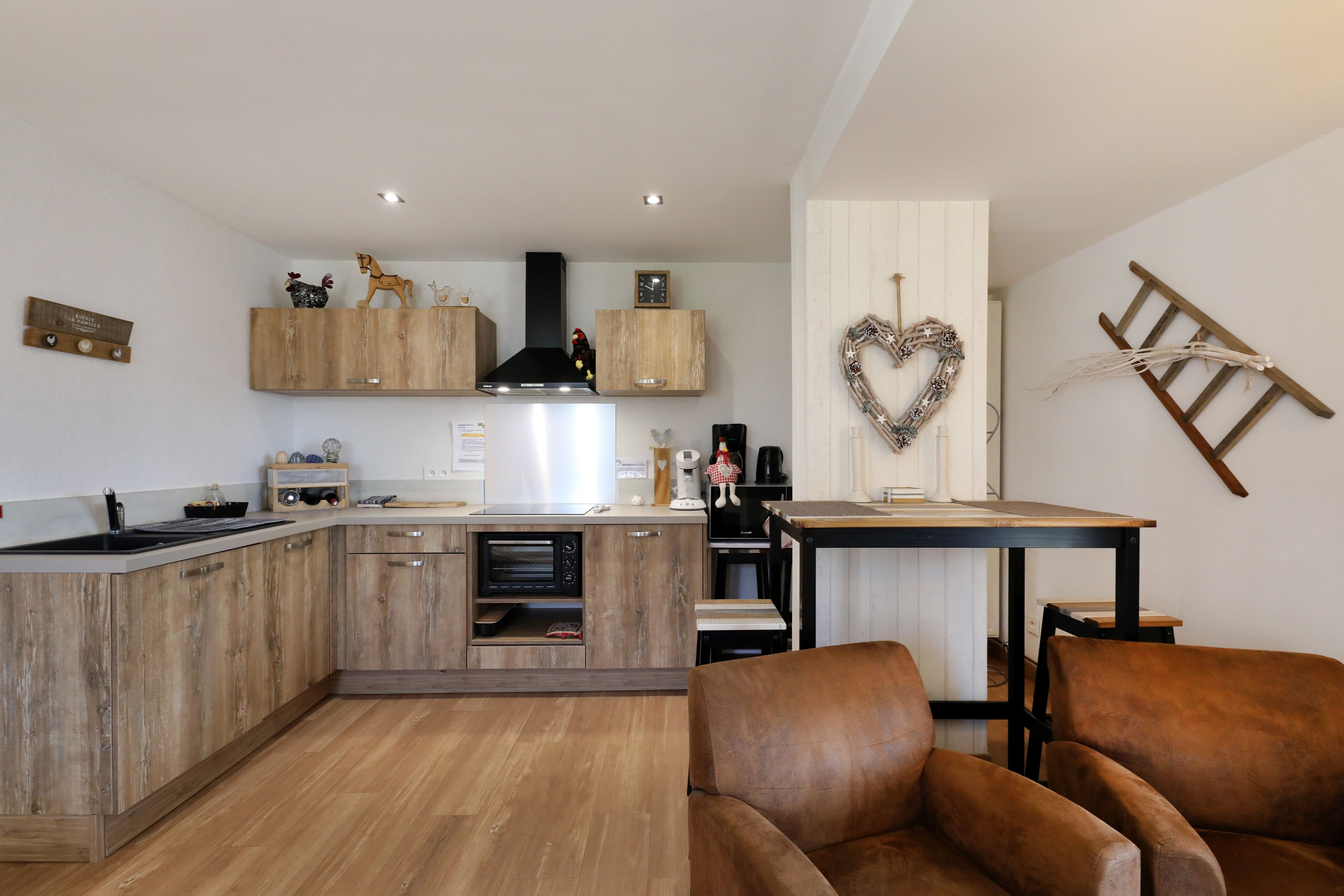 Cuisine  - Chambre cosy Le Nid Cosy d'Isa