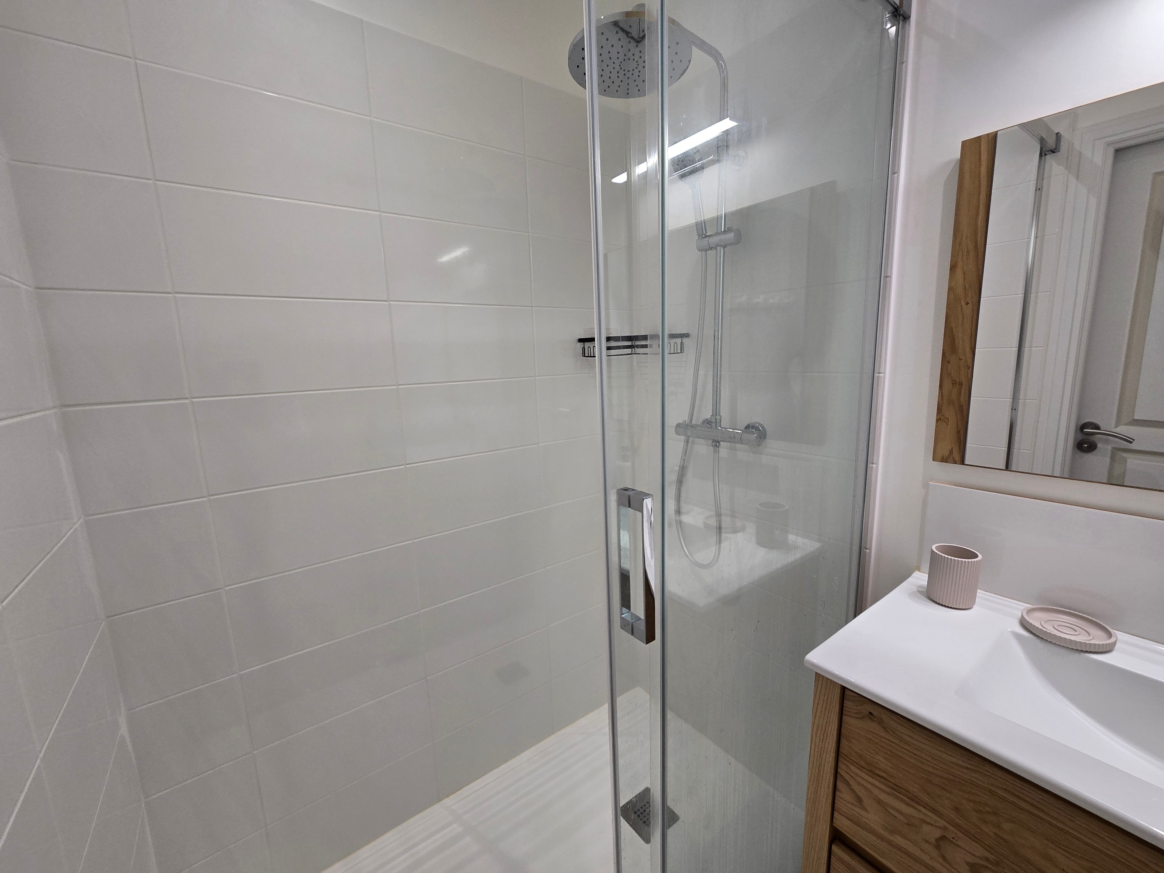 Douche à l'italienne