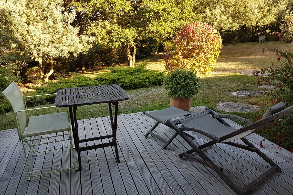 Vue sur le jardin