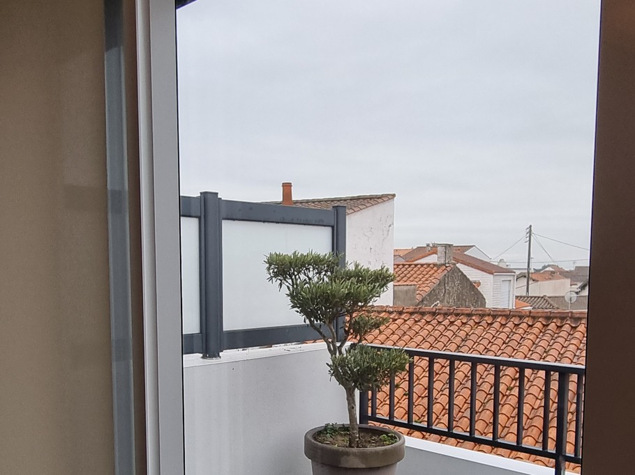 la terrasse vue du canapé