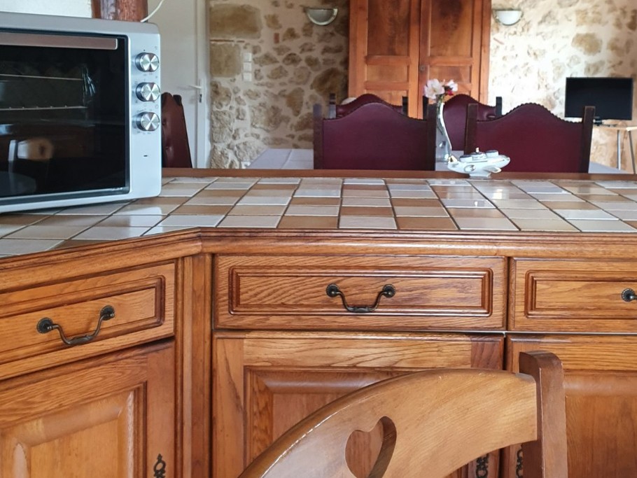 Cuisine semi ouverte sur pièce à vivre