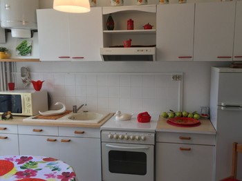 Avec le balcon, les aérations sont pratiques si vous faites bruler le rôti de veau