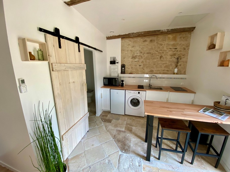 Studio Faustine pour 2 personnes "La Chauvinière" avec une grande terrasse à Tonnay Charente en Charente maritime