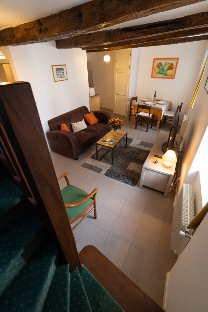 Location "Île St Riom" de la maison de Marilou au centre ville de Paimpol et à quelques pas du port (Côtes d'Armor, Bretagne) - vue salon