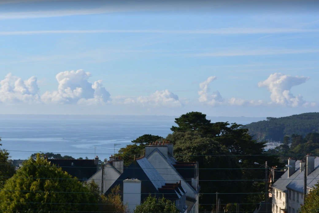 Vue mer depuis l'appartement