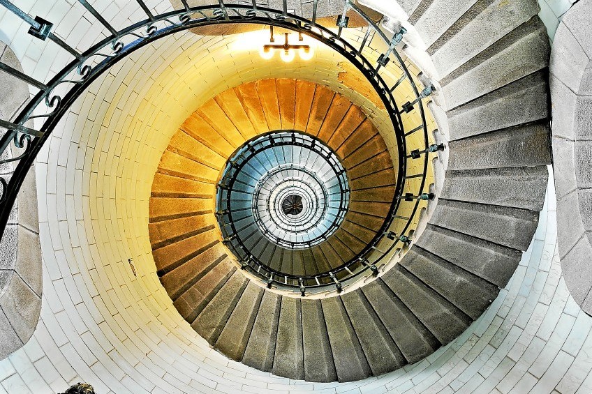 Phare d'Eckmuhl intérieur