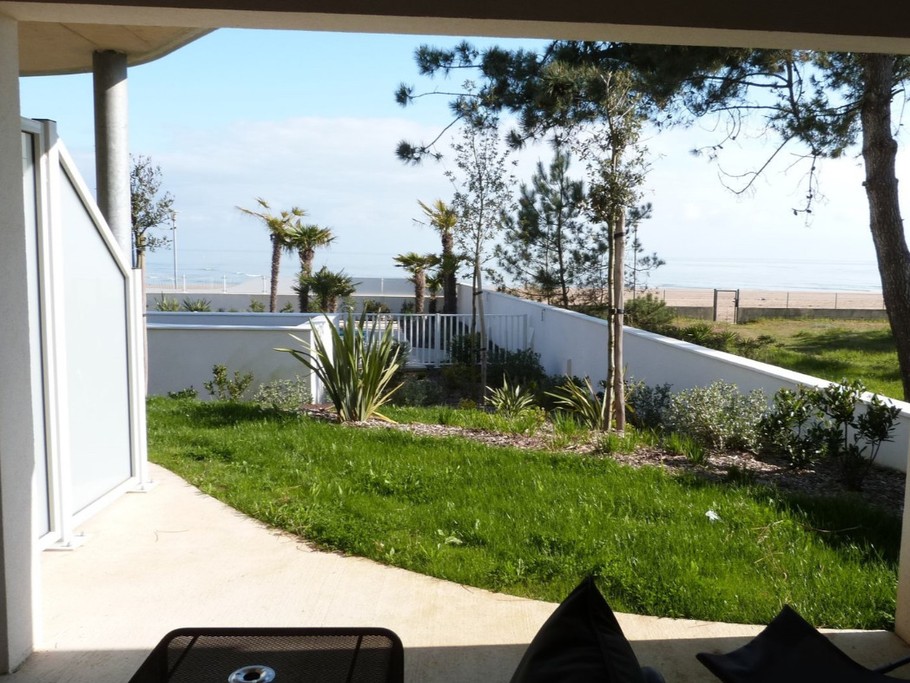 Vue de la terrasse de l'appartement