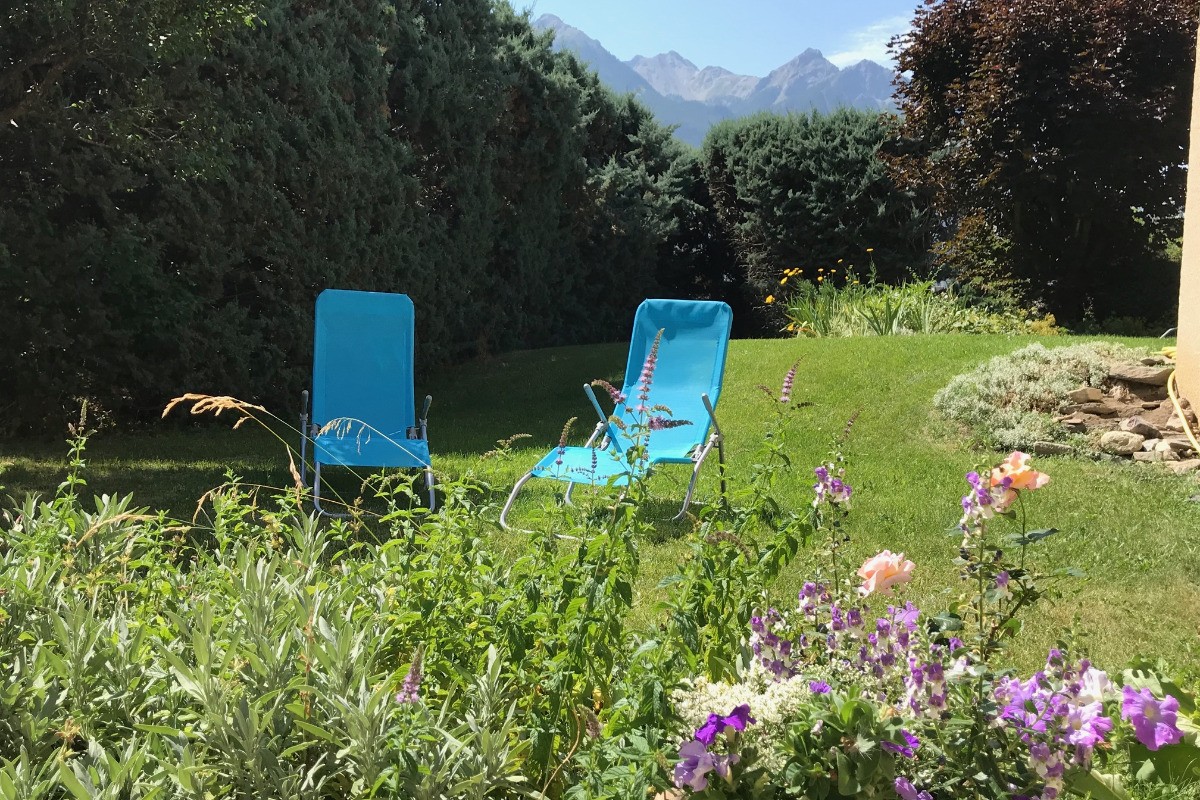 jardin en été