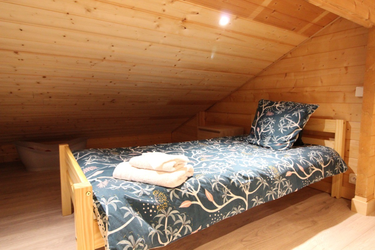 Coin montagne dans le salon - Chalet des Sources
