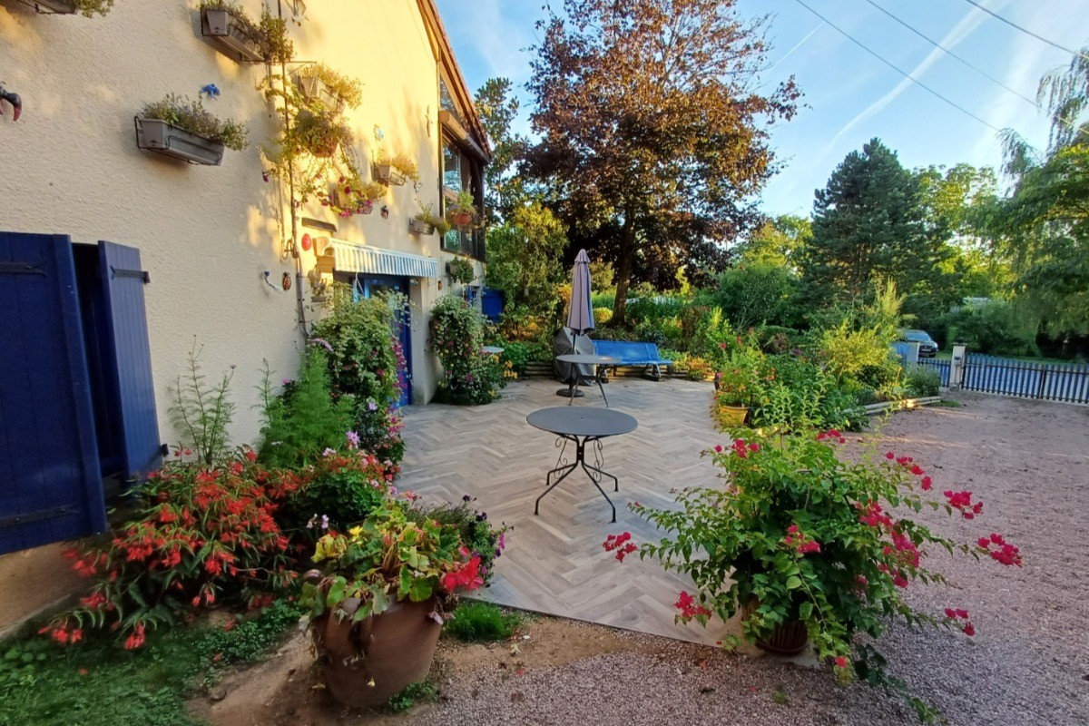 La Terrasse de nos chambres d'hôtes