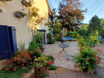 La Terrasse de nos chambres d'hôtes