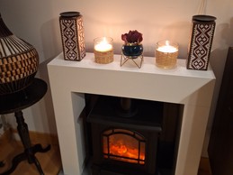 Cheminée du séjour