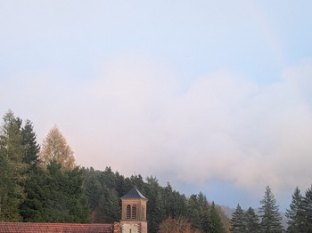 View of the church of Saint Jean Baptiste des Rouges-Eaux