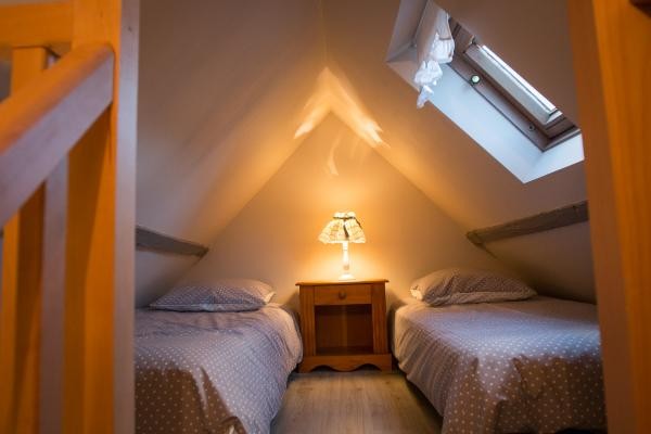 La chambre en mezzanine