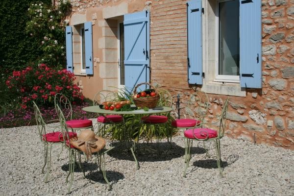 Salon de jardin côté sud