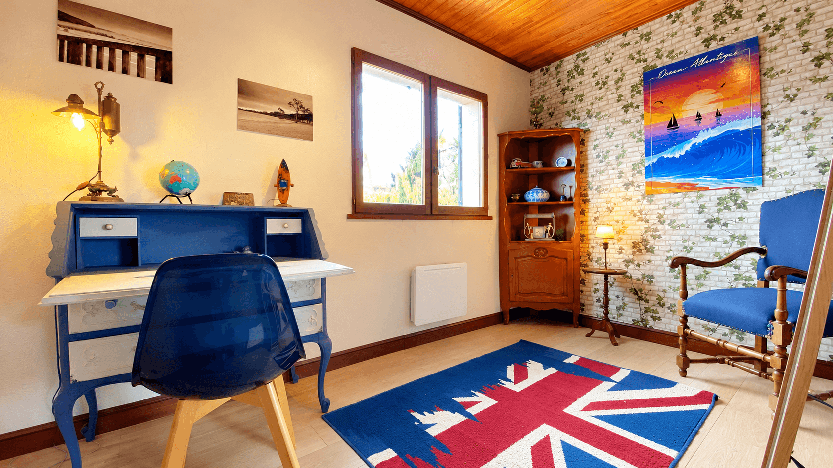 Home office at Villa Primevères in St Jean d'Illac