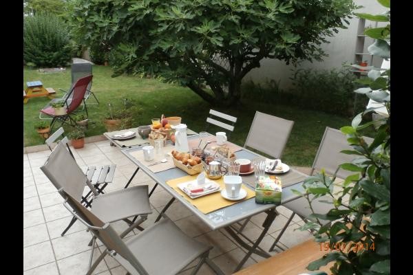 Petits déjeuners en terrasse