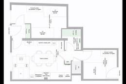 Les Adrets - plan d'appartement N°2 - location station de ski Albiez Montrond en Savoie
