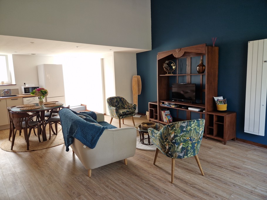 Living room - Gite les bords de l'Amezule, gite Mirabelle