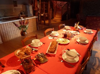 table petit déjeuner