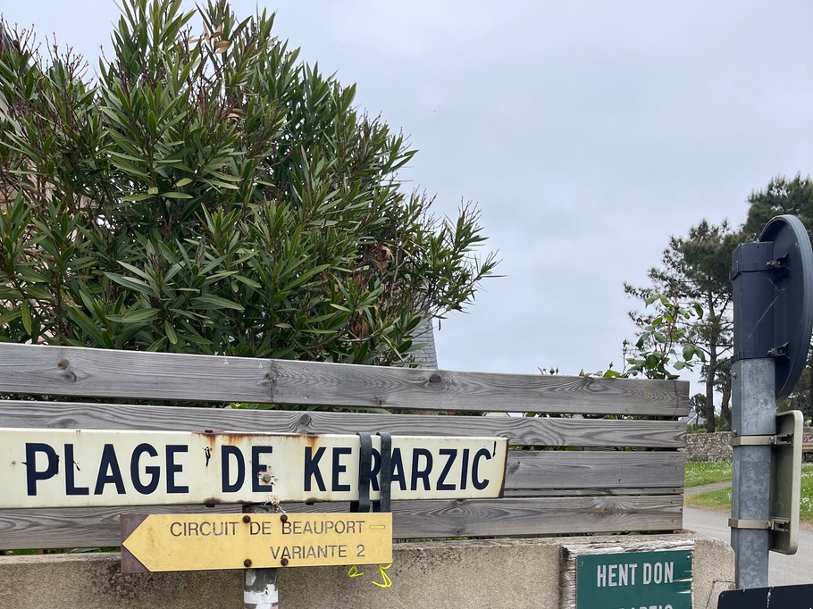 Plage de kerarsic à proximité de la maison