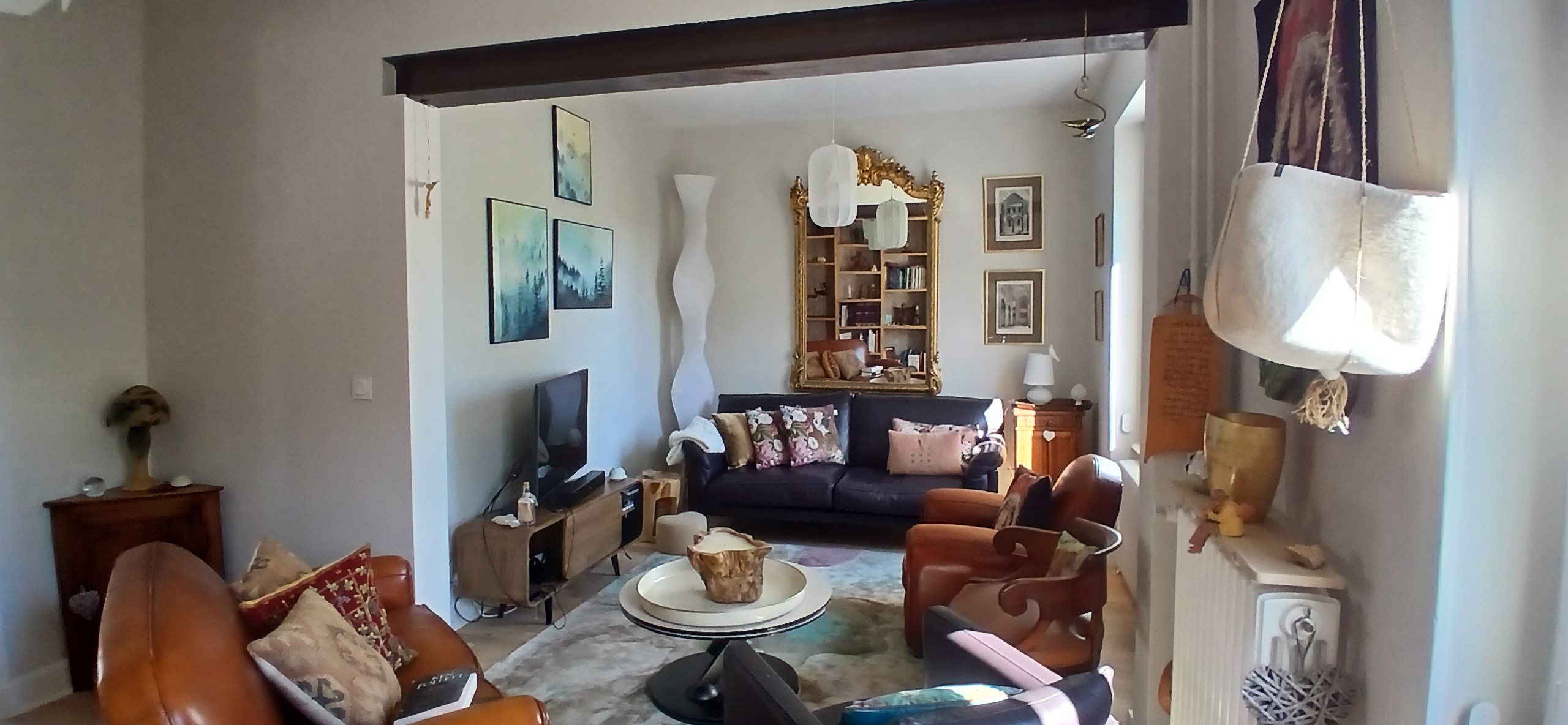 Une Pause en ville (Bed and Breakfast), Clermont-Ferrand - Puy de Dôme - Auvergne : Le salon