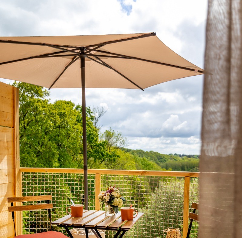 Crédit photo Ameliegraphie.com/ Terrasse individuelle avec vue sur la vallée