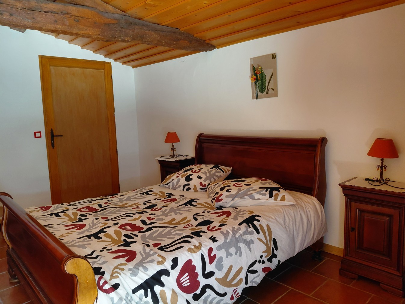 Chambre double lit 140